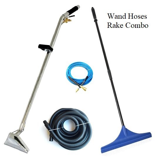 Carpet Cleaning Wand Hoses Rake Combo