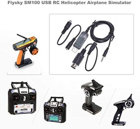 Lightweight Flysky SM100 RC Simulator - Compatible with Flysky Controllers