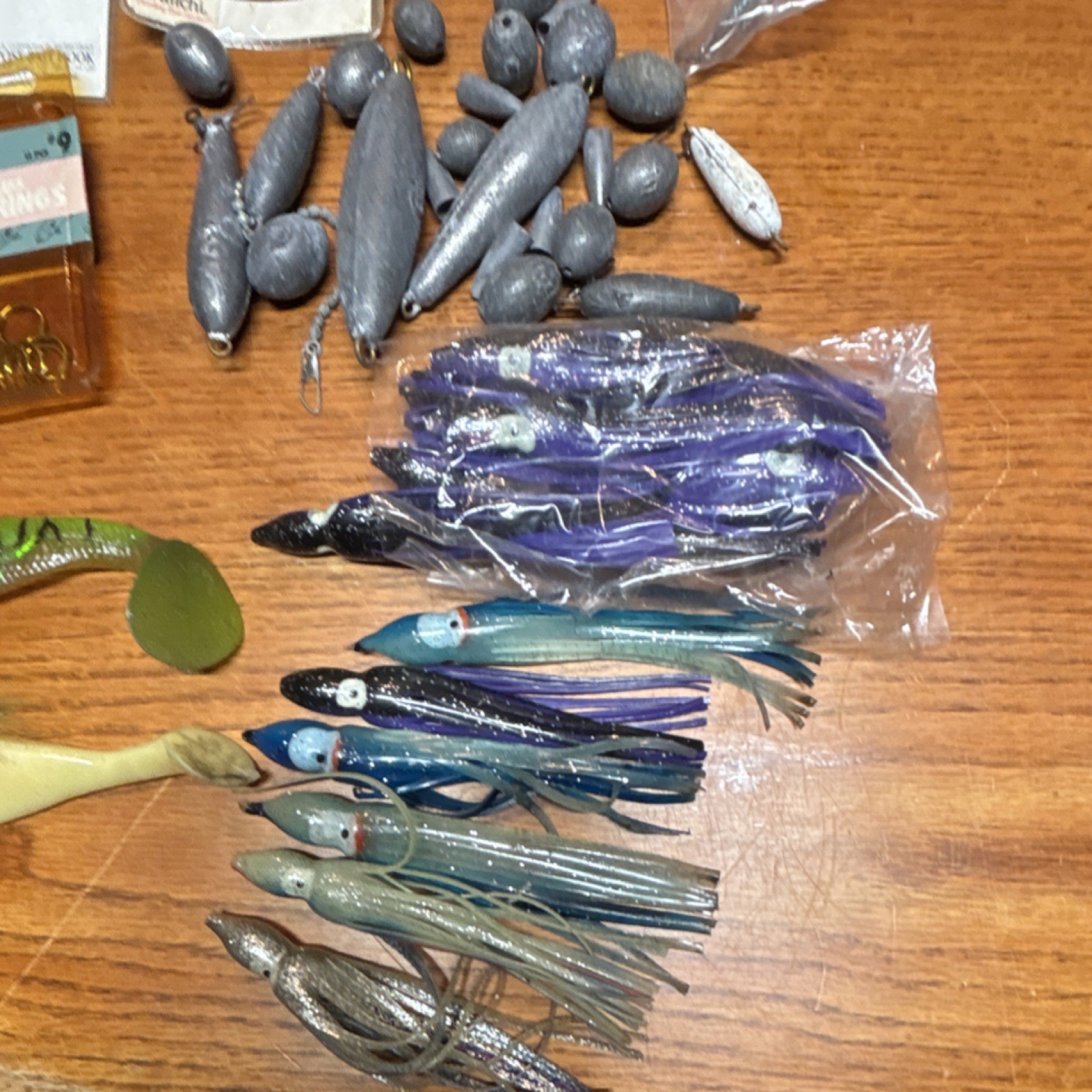 Sea Striker, Tsunami, Owner, Clarkspoon Jig, Soft Plastics, Spinner Mixed Lot #4