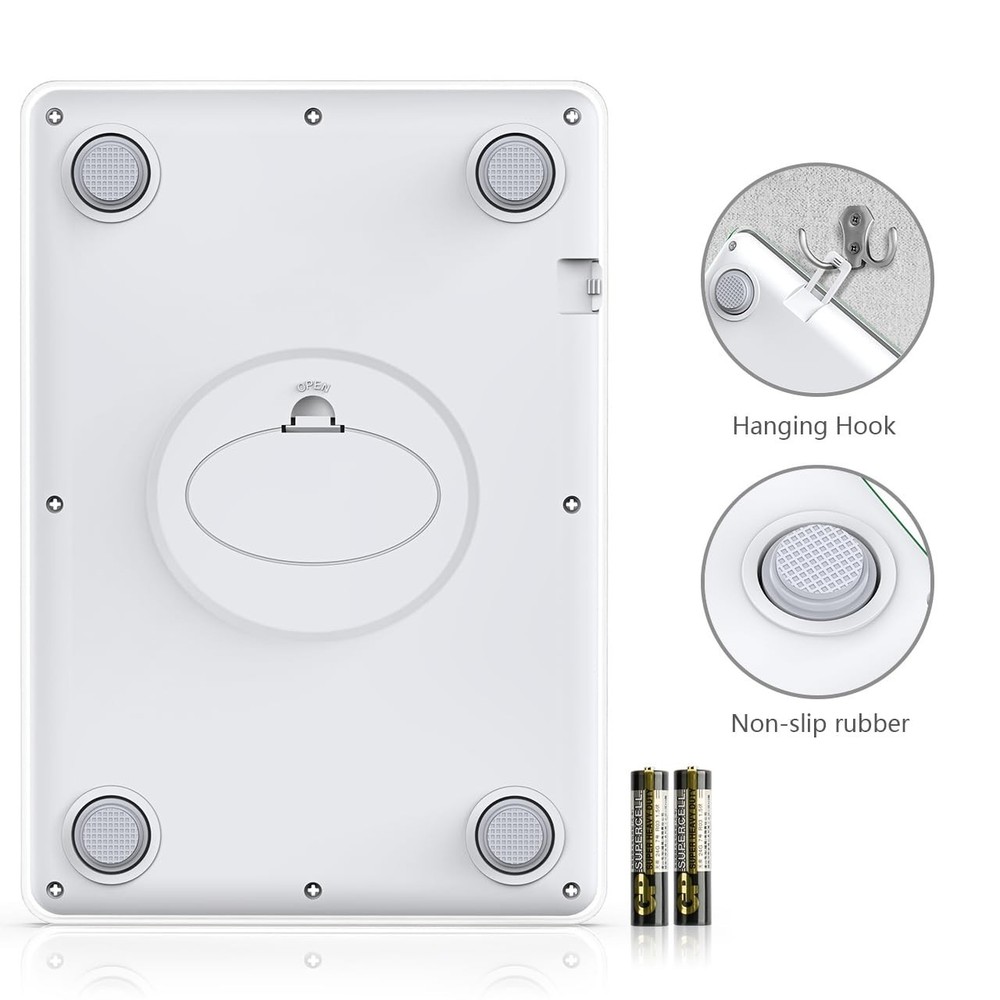 Multifunction Digital Kitchen Scale, 9"x6.3" Platform