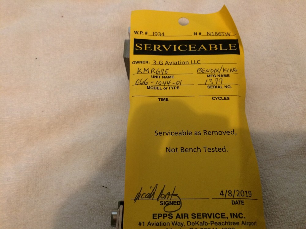 Bendix/King CNI5000 Radio Stack and Rack