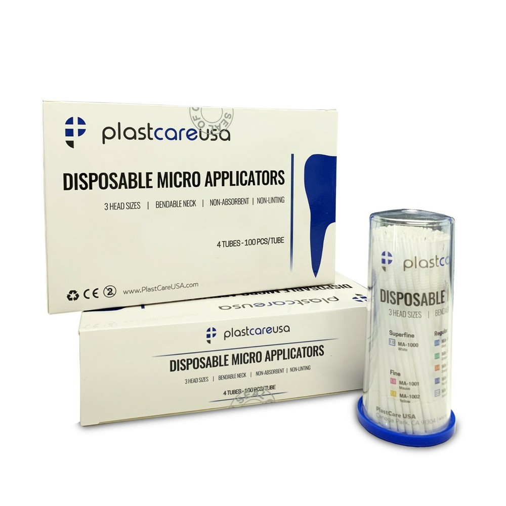 400 Micro Brushes Applicators Microbrush Dental (Regular, Fine, Super Fine) Eye