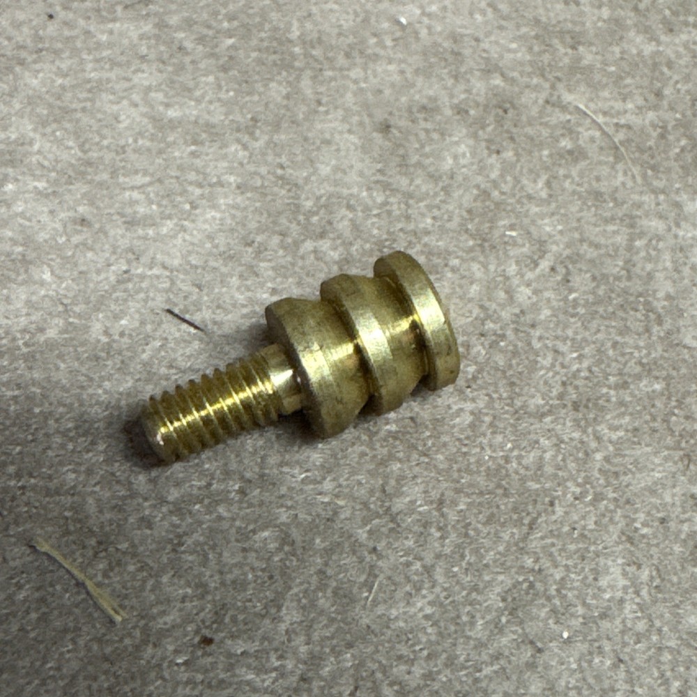 Treso 36 Cal Cleaning Jag Button Brass Threads