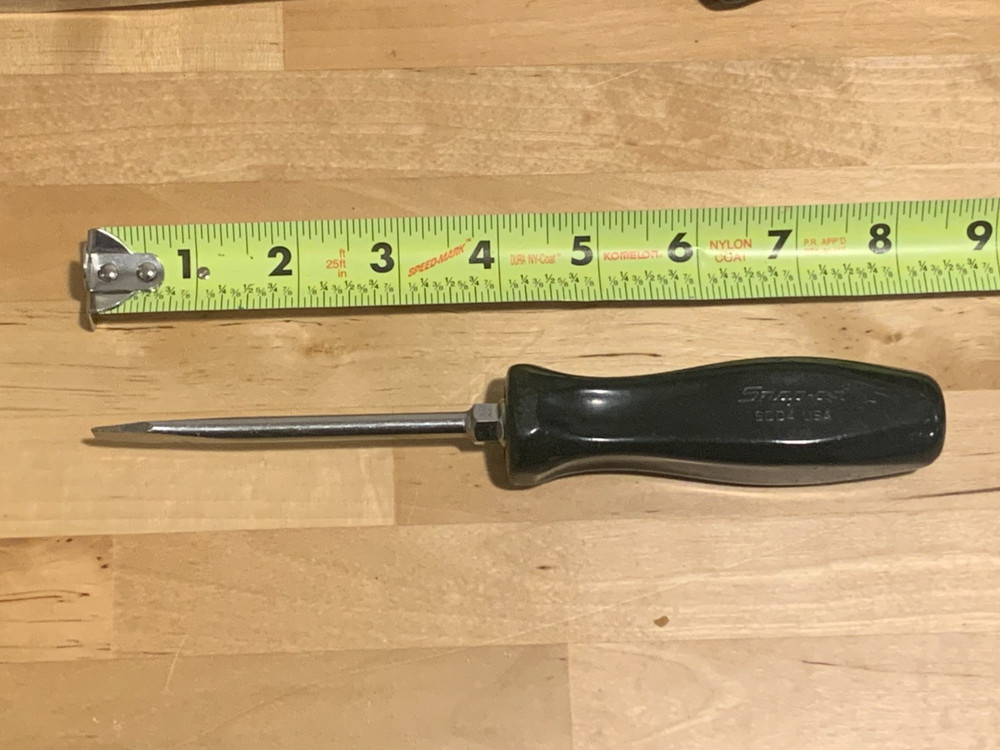 Snap-on SDD4 Flat Tip Hard Grip Standard Screwdriver