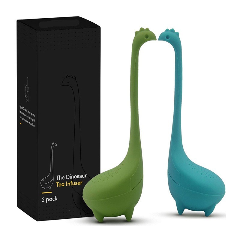 2PCS Tea Cup Filter Handle Creative Silicone Tea Strainer Loose Tea Steeper