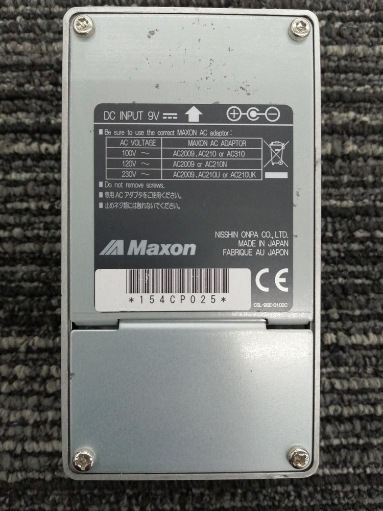 MAXON CP101 Optical Compressor Pedal Transparent Sustain Level Attack Studio