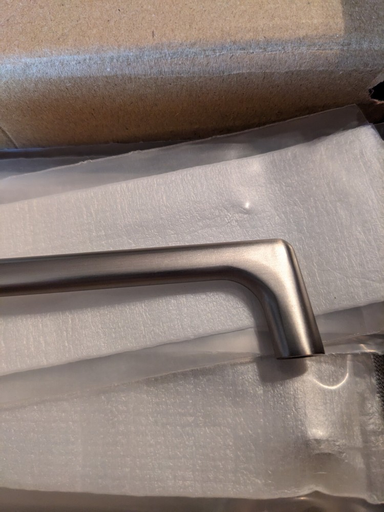 10 Pack 7.5 Inch Hole Centers Solid Cabinet Handles Brushed Nickel Drawer Pulls