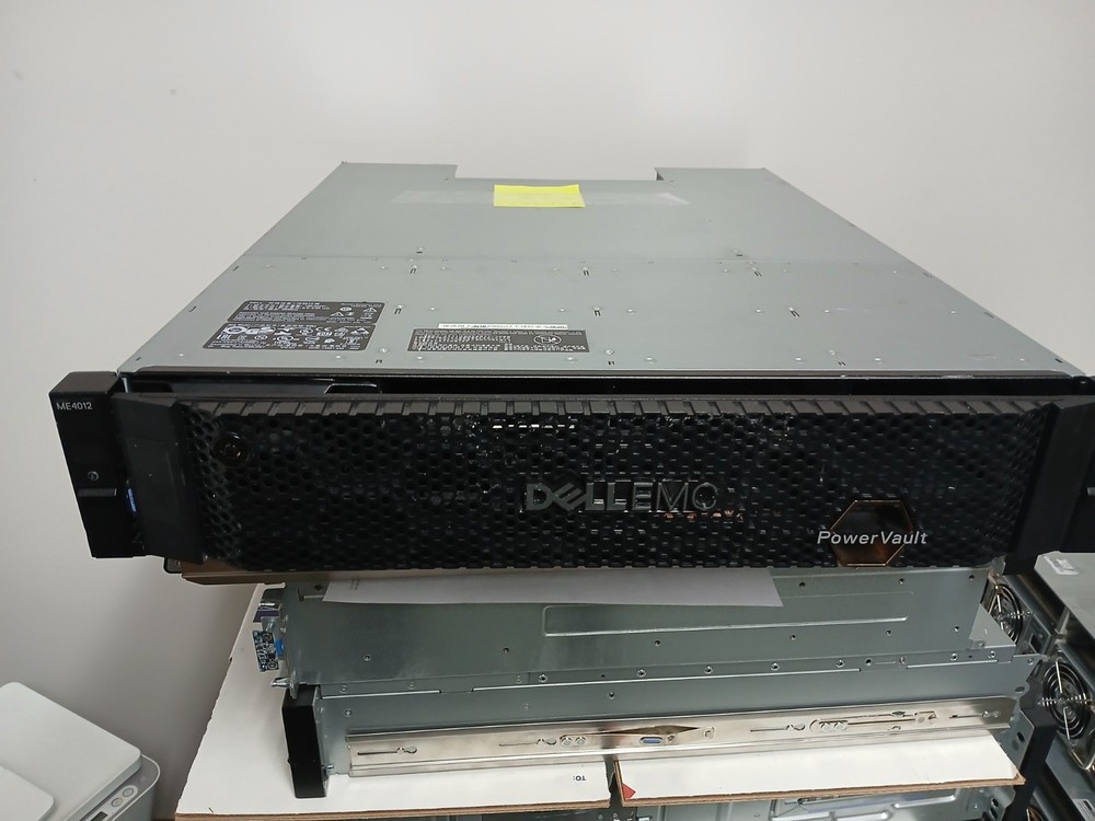 96tb Dell EMC  Powervault  ME4012 storage array dual  10GB ISCSI controllers