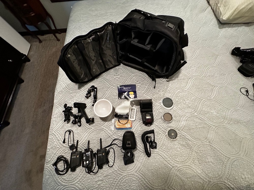 Canon compatible digital camera accessory lot Various brands