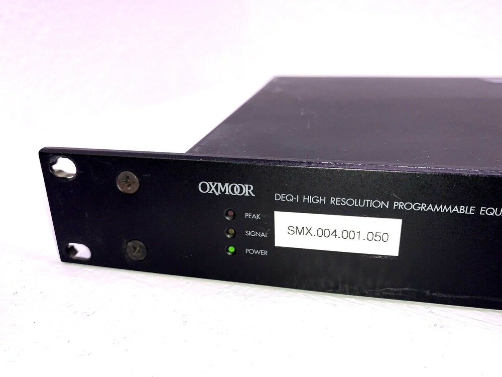 Oxmoor DEQ-1 High Resolution Programmable Equalizer Tested