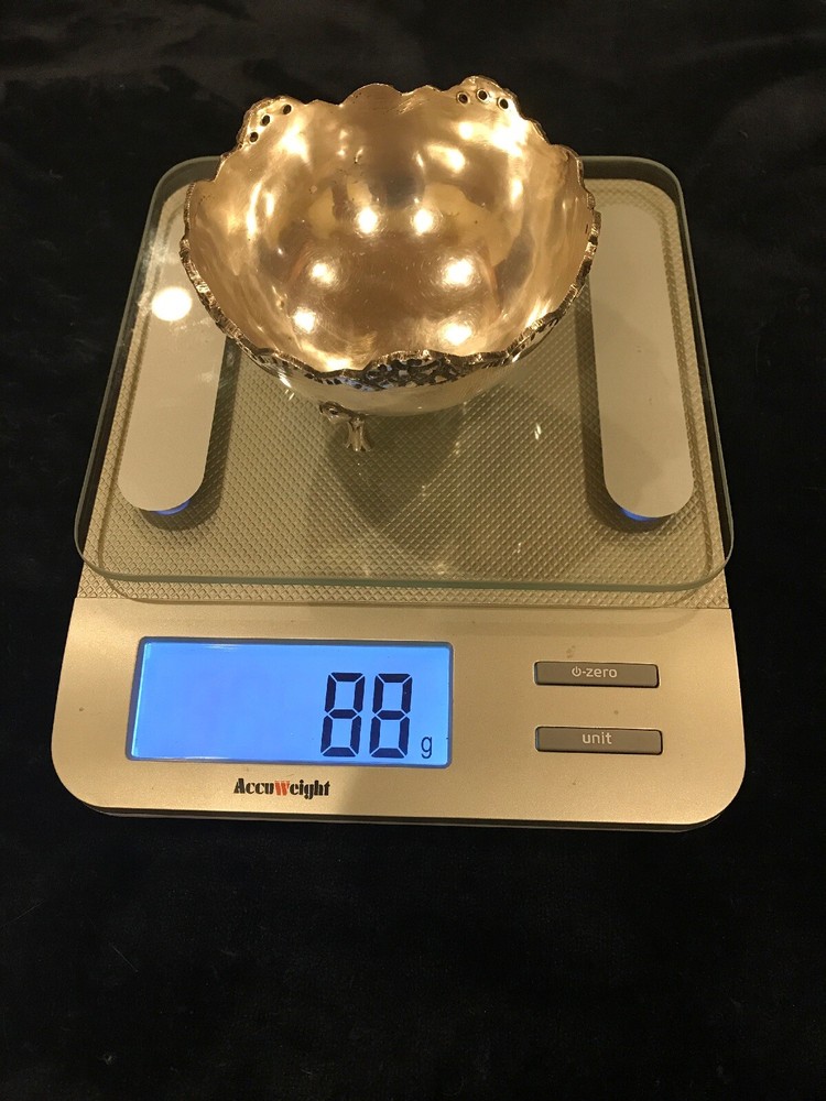 Antique 800 Silver Footed Dish