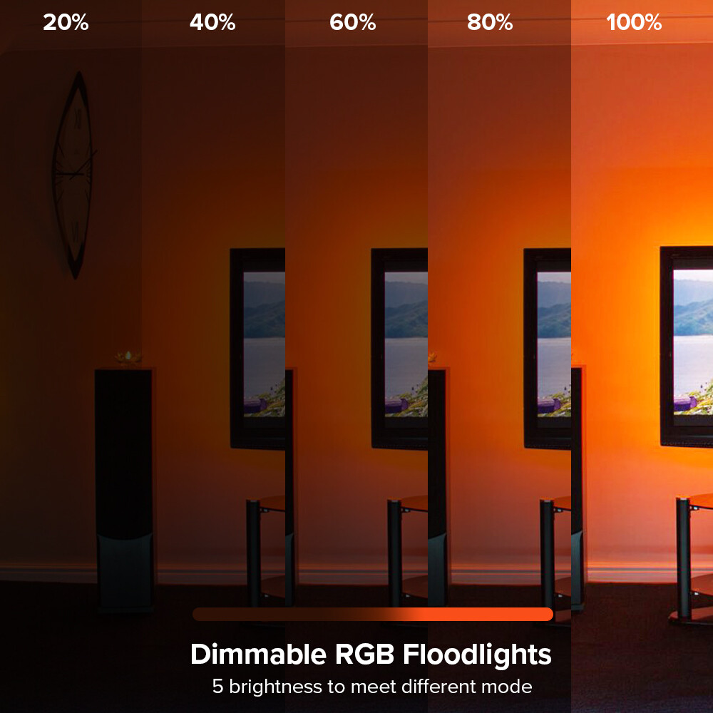 RGBW LED Flood Light Outdoor Party Celebration Spot Light Garden Yard Decoration