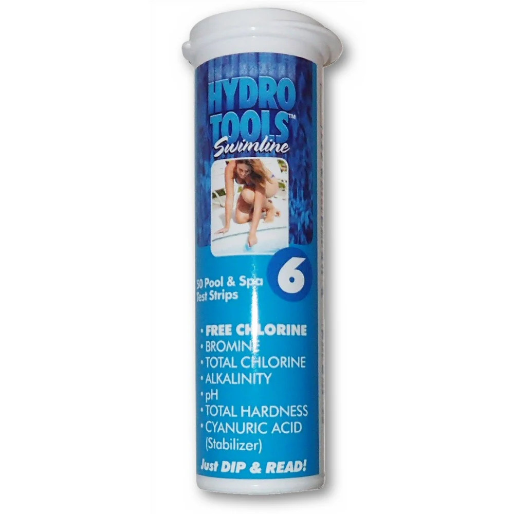 Hydrotools 6 Way Pool and Spa Water Test Strips