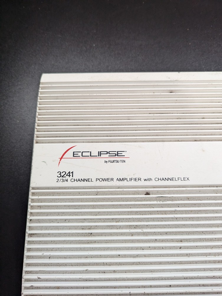 Old School Eclipse 3241 by Fujitsu 2/3/4 ChannelFlex Car Amplifier