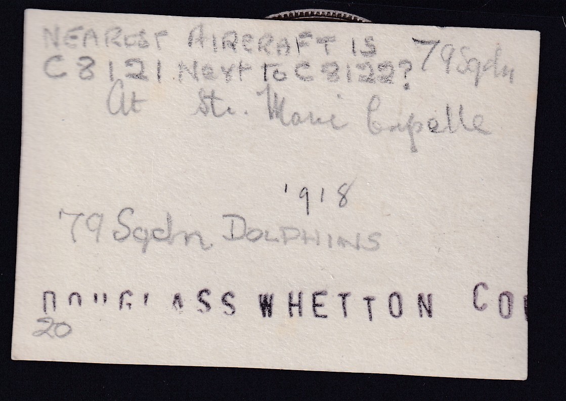 WW1 photo RAF 79 Squadron Sopwith Dolphins St. Marie Cappel France 1918