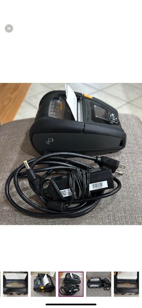 Zebra QLn420 Mobile Label Printer with Power Adapter