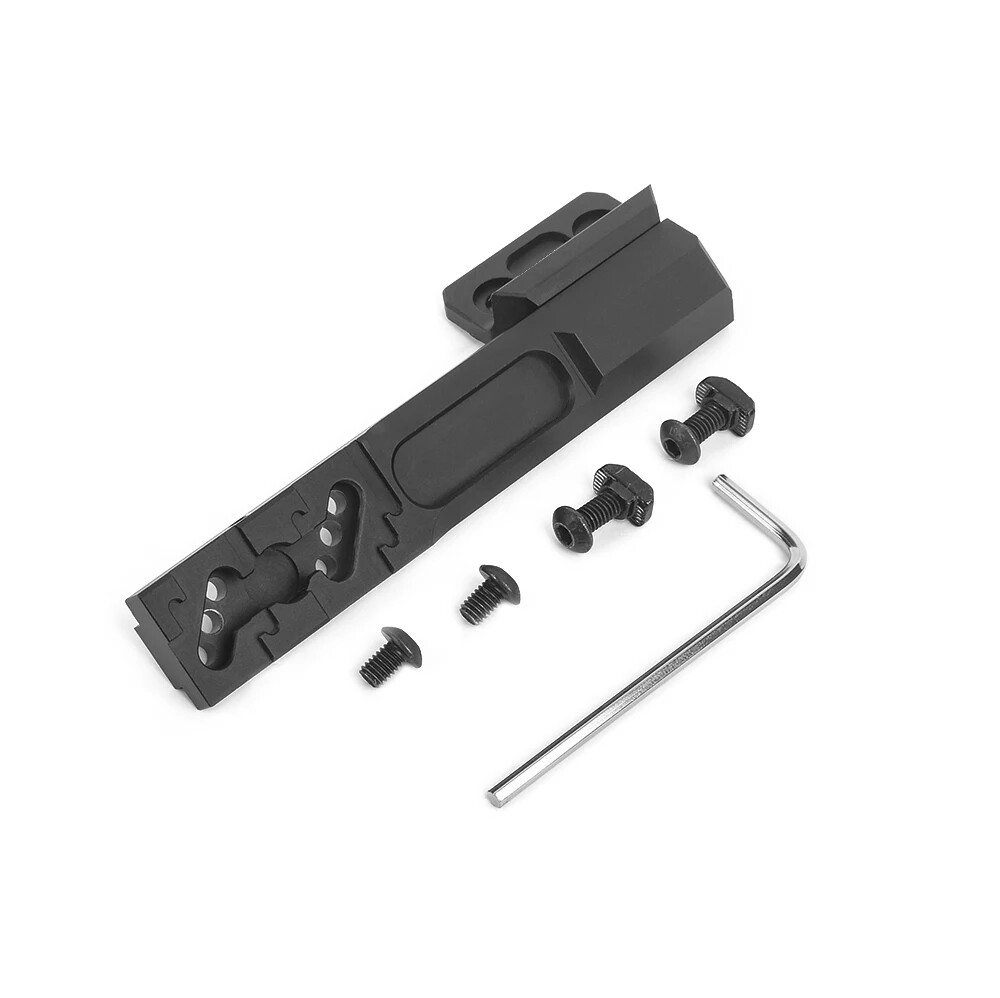 Tactical M600 M300 Flashlight Offset Base Mount Keymod Picatinny Mount Light