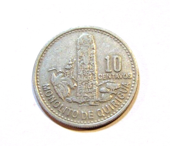 Guatemala 1979 10 Centavos Coin