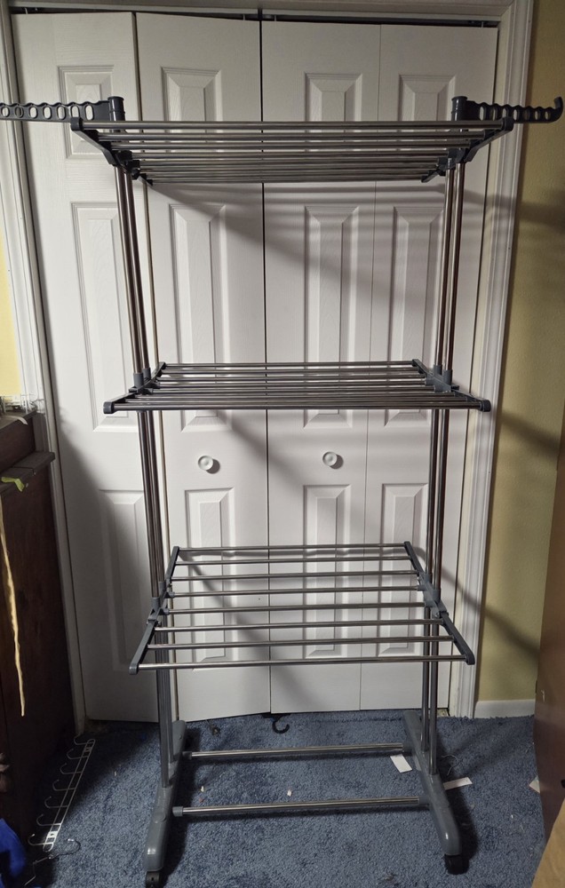 Foldable Portable Laundry Drying Rack Extra Large 70x29x25