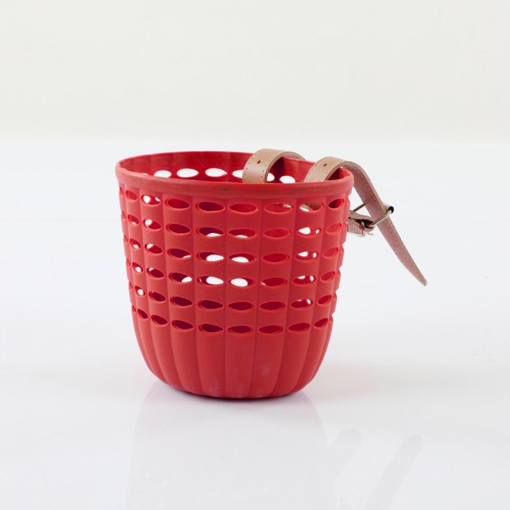 Bicycle Basket Luggage Storage Red