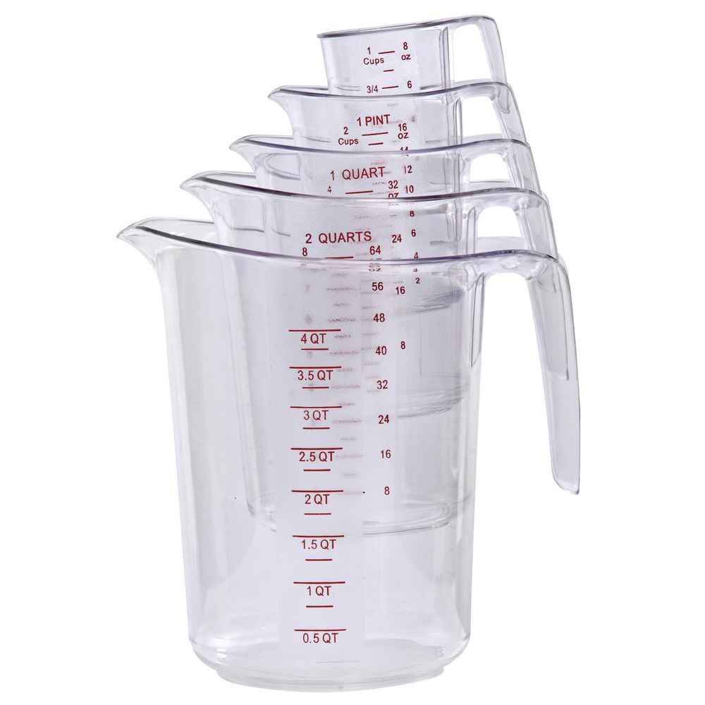 HUBERT® 1 Cup Measuring Cup Clear Polycarbonate