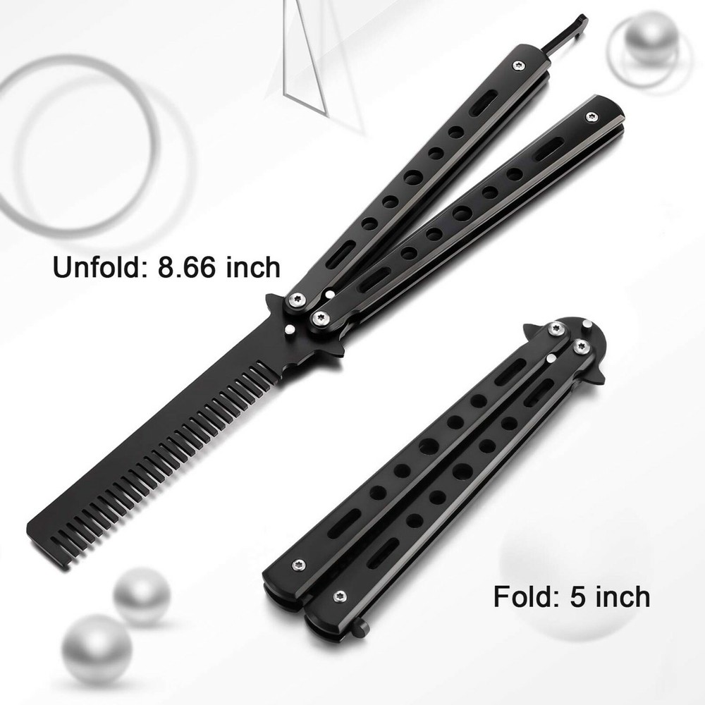 Butterfly Trainer Training Comb Dull Knife Tool Metal Practice tool