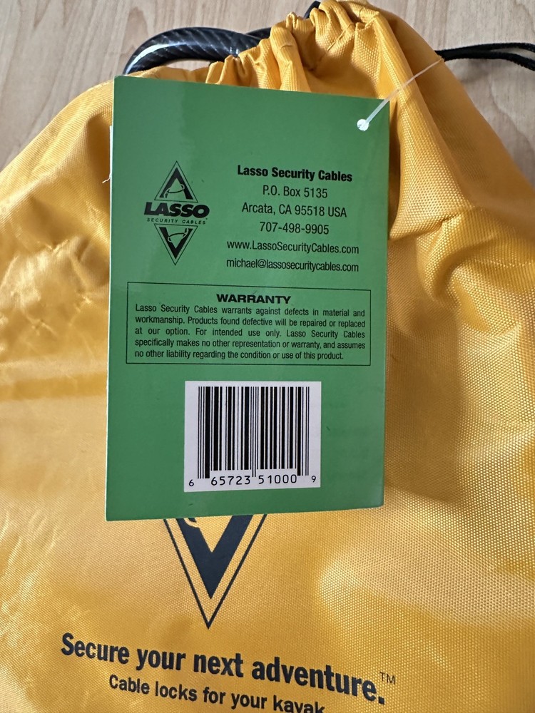 Lasso Kayak Security Cable Kong