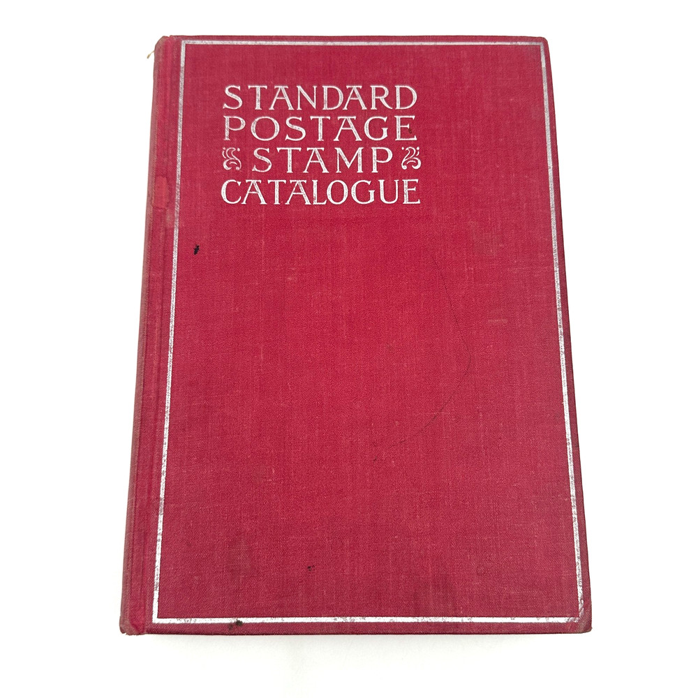 1937 Scotts Standard Postage Stamp Catalogue Ninety Third Edition Red Hardcover