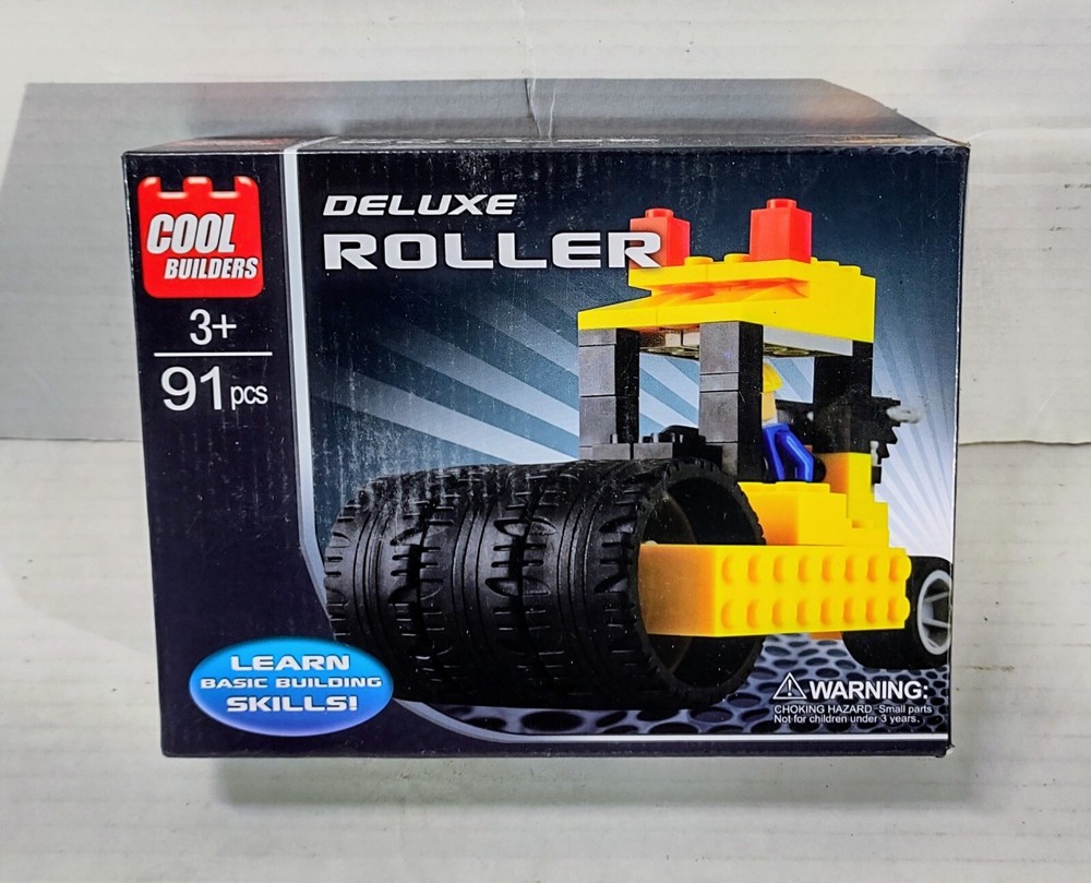 Cool Builders Deluxe Roller Construction Vehicle Learn Basic Building Skills