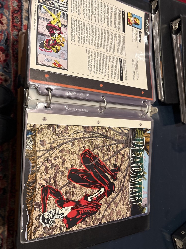 Comic Book Bio Binder