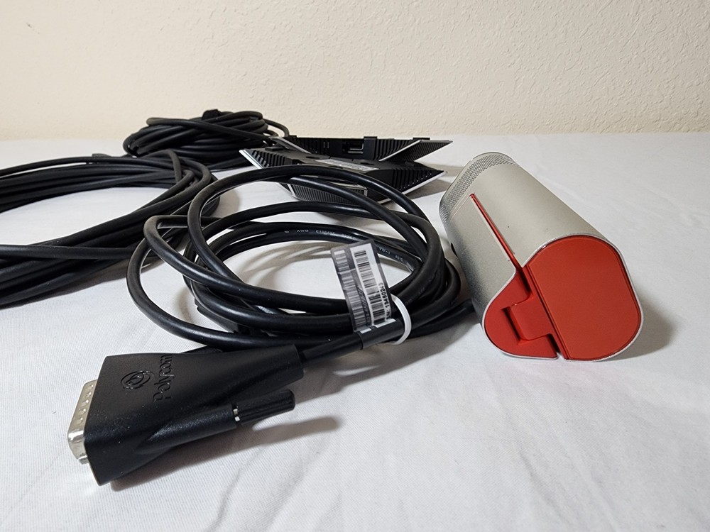 2 POLYCOM SPEAKERS 2201-23313-003 CABLES Polycom EPTZ-2 EagleEye Acoustic Camera