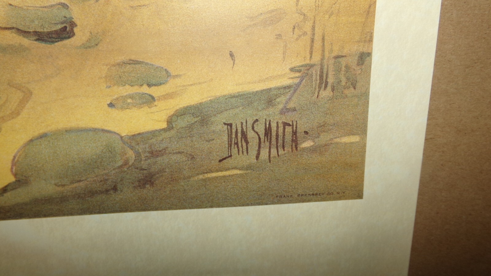 RARE 1980's Smith & Wesson - The Hostiles - Print Poster by Dan Smith 18x24 NOS