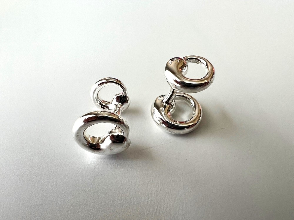 925 Sterling Silver Eternal Circle Cufflinks
