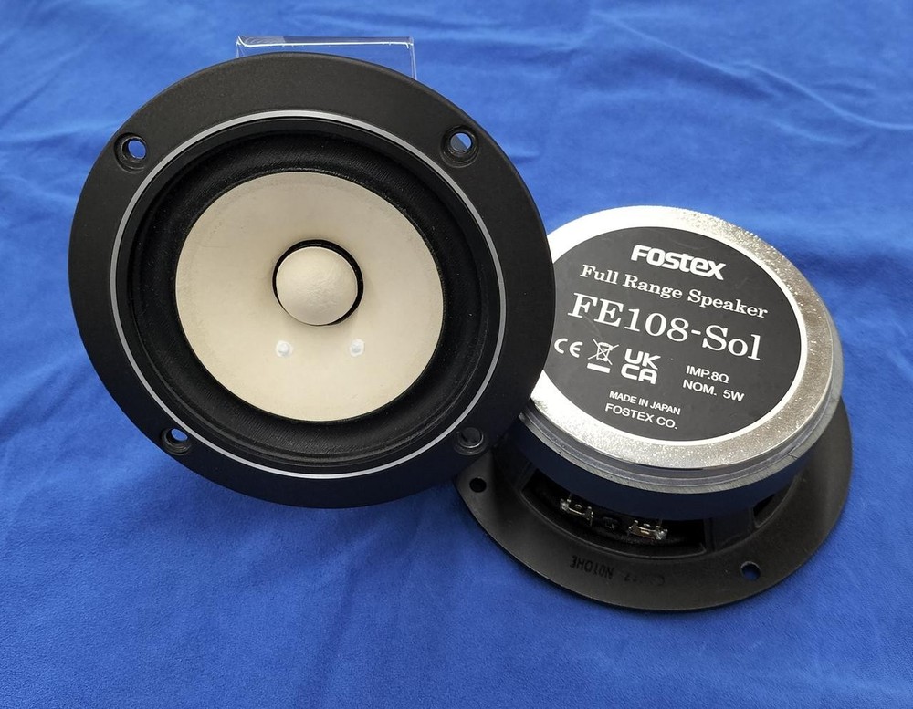 FOSTEX FE108-SOL Speaker Unit Pair Fully Working JP