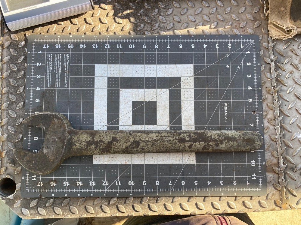 2"  Single Open-End Wrench,   (Armstrong # ? ) 19" long,