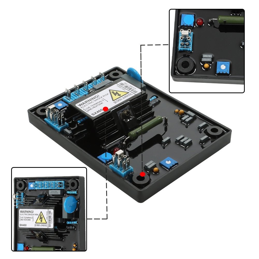 Automatic Voltage Regulator AVR SX460 Control Board Replacement Generator