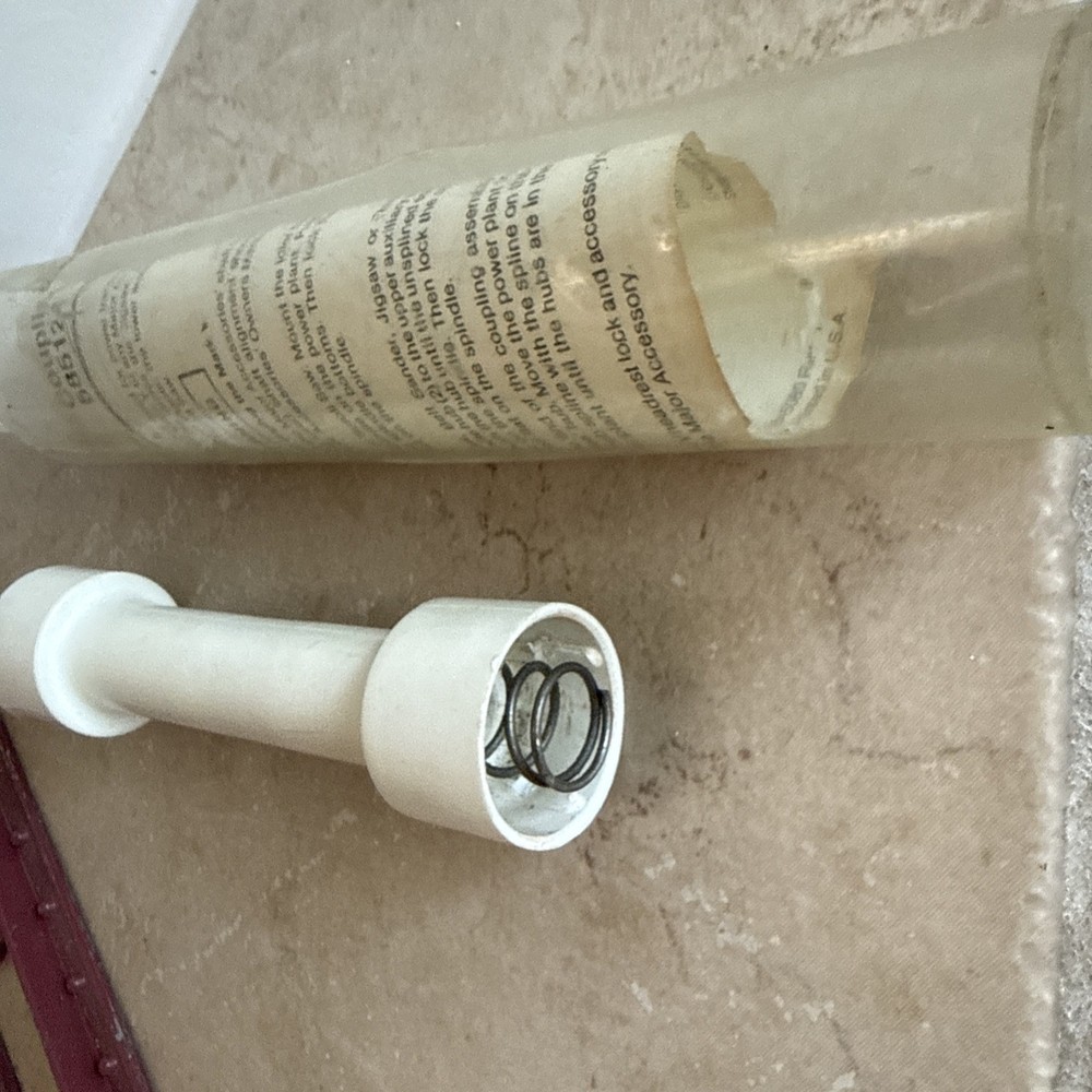 Shopsmith Mark V Power Coupler, With Spring And Plastic Case/pamphlet 555124