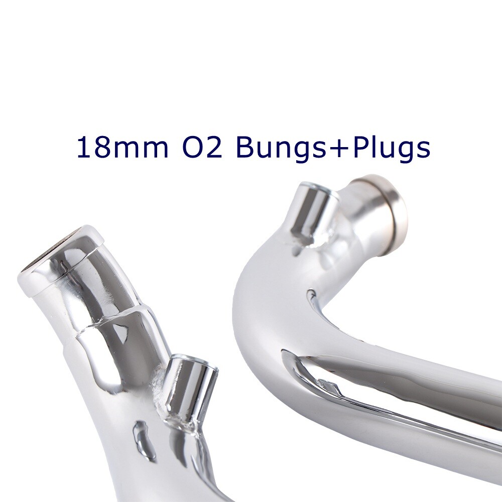 Chrome 2" L.A.F LAF Drag Pipes Exhaust For Harley Sportster Softail Dyna 84-23