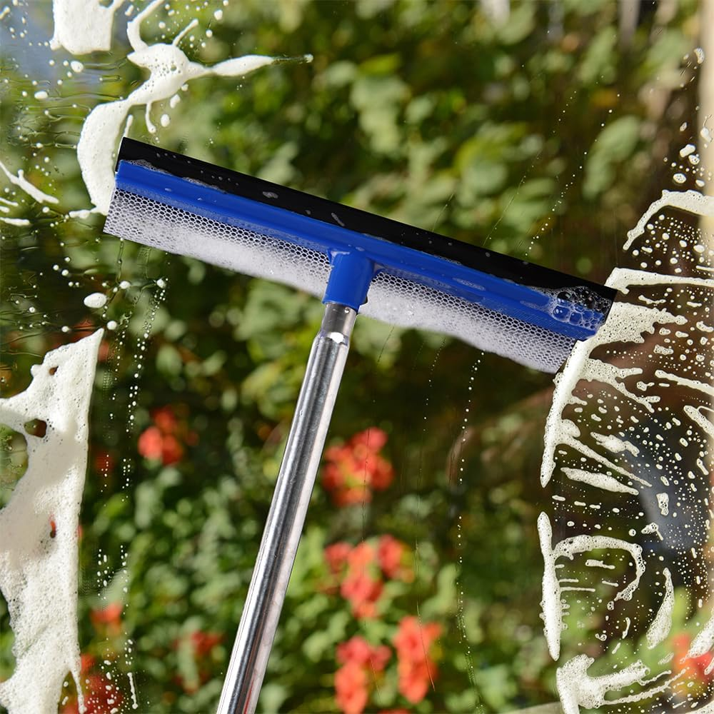 72" Window Squeegee for Window Cleaning - Long Handle Window