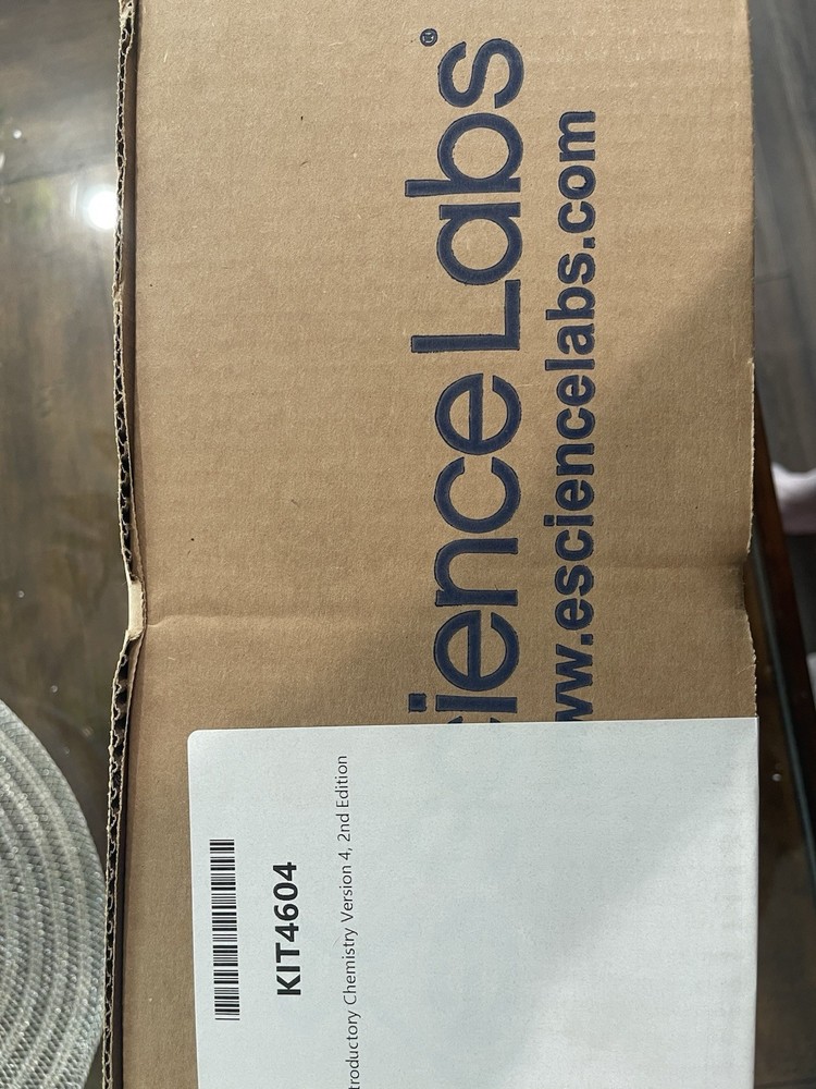 eScience Labs Chemistry Kit 4604 2nd Edition- NEW