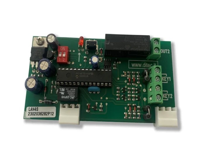 ORIGINAL REPLACEMENT DITEC 6LAN4S electronic decoding board for LAN4T