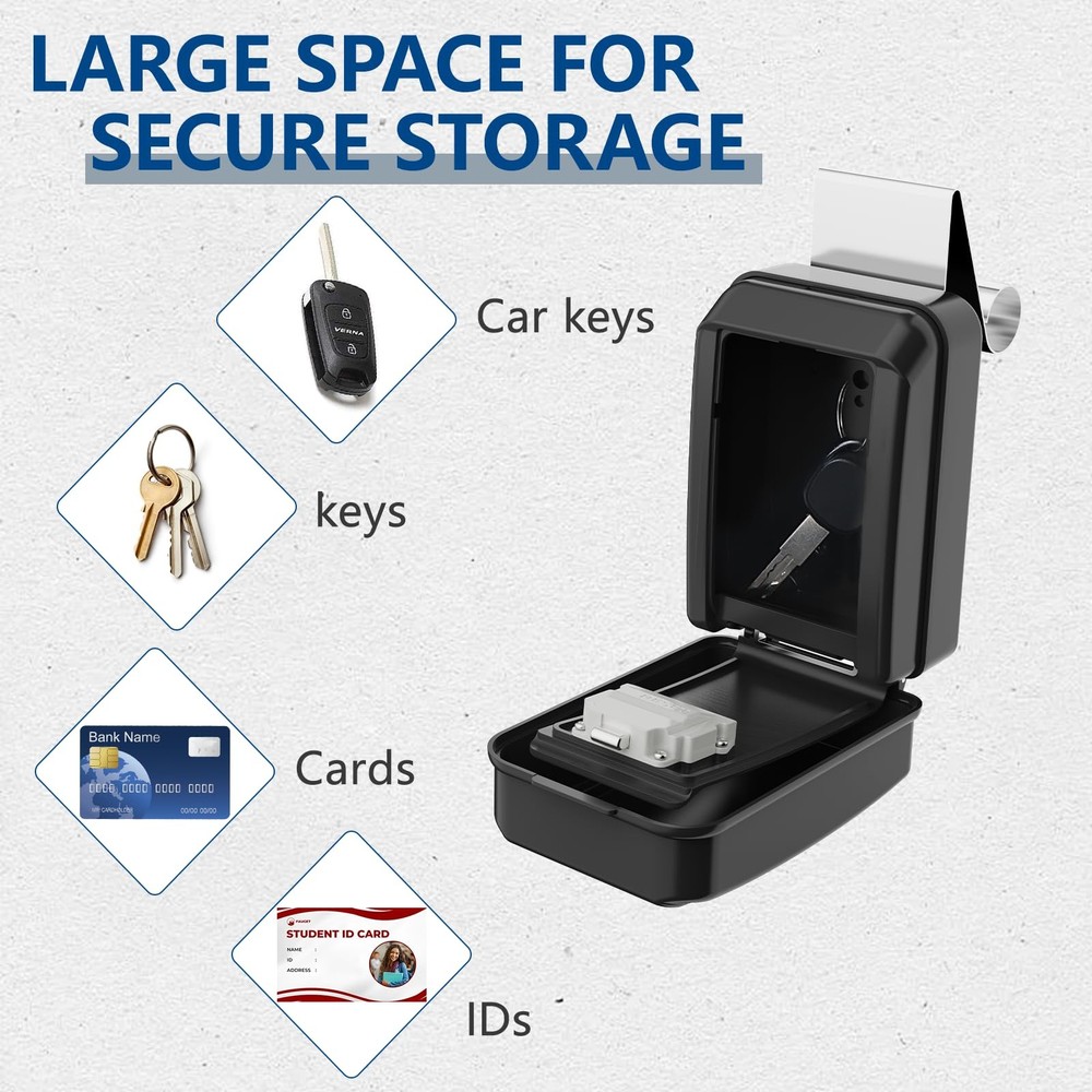 Car Window Lock Box for Turo, Key with Labeling