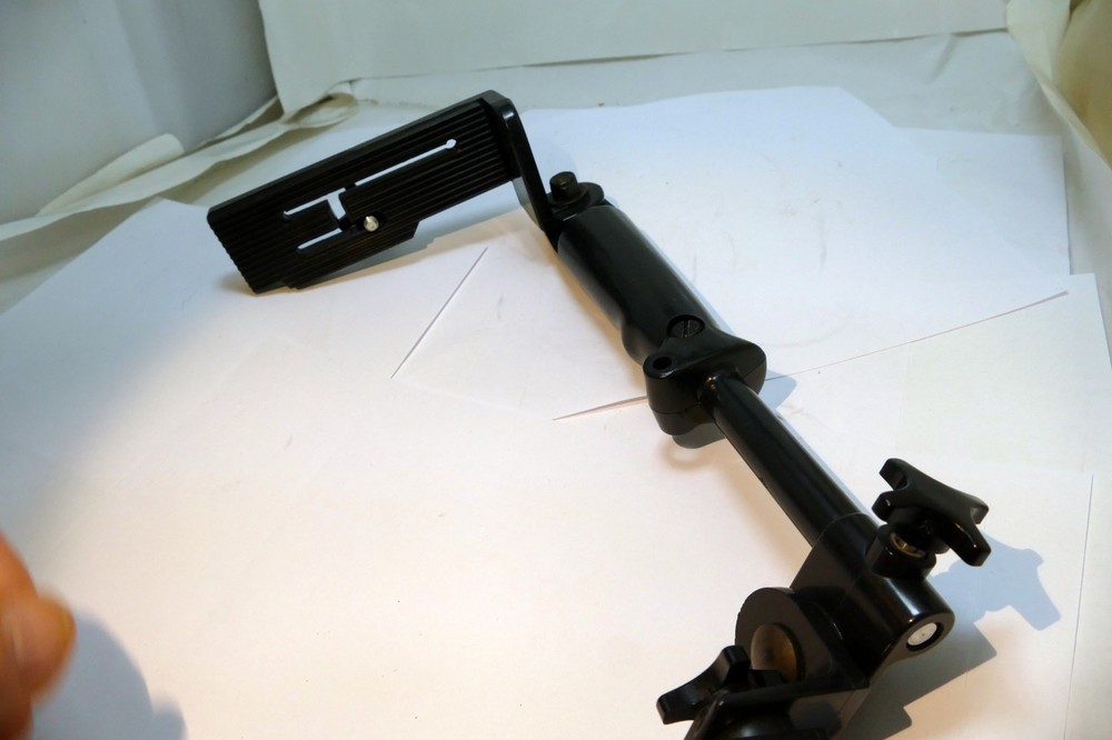 Siegelite Folding Camera Flash Bracket telescoping adjustable left hand