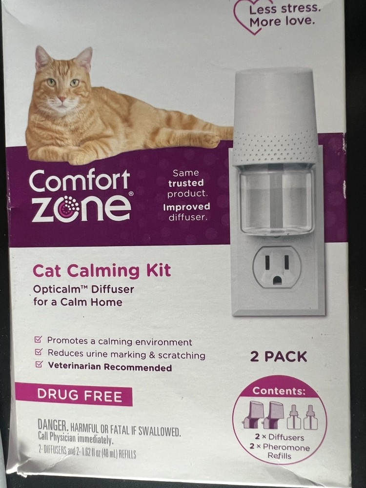 Comfort Zone Calming Diffuser for Cats & Kittens  2 pack 3506