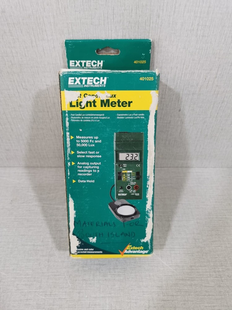 EXTECH Instruments Foot Candle Lux Digital Light Meter 401025