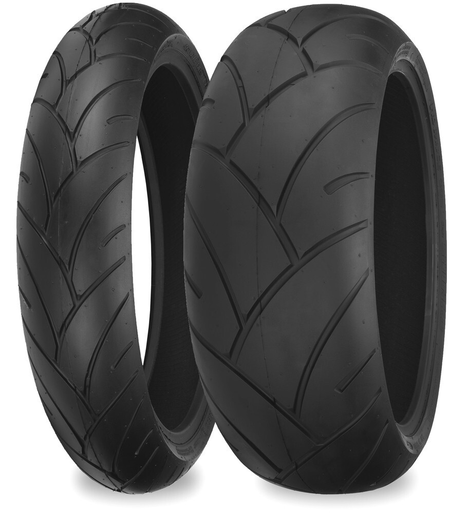 New Shinko 005 Advance Motorcycle Tire Set Front Rear 120 + 180/55 Radial 17"