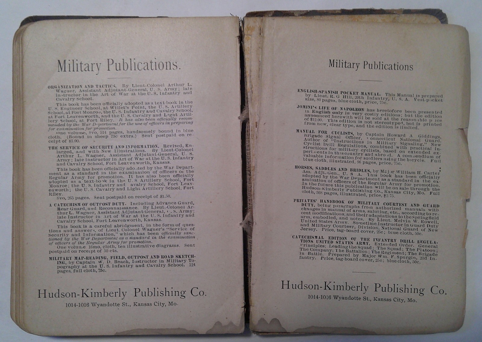 1897 MILITARY FIELD ENGINEERING United States Infantry ANTIQUE Book 3rd Ed.