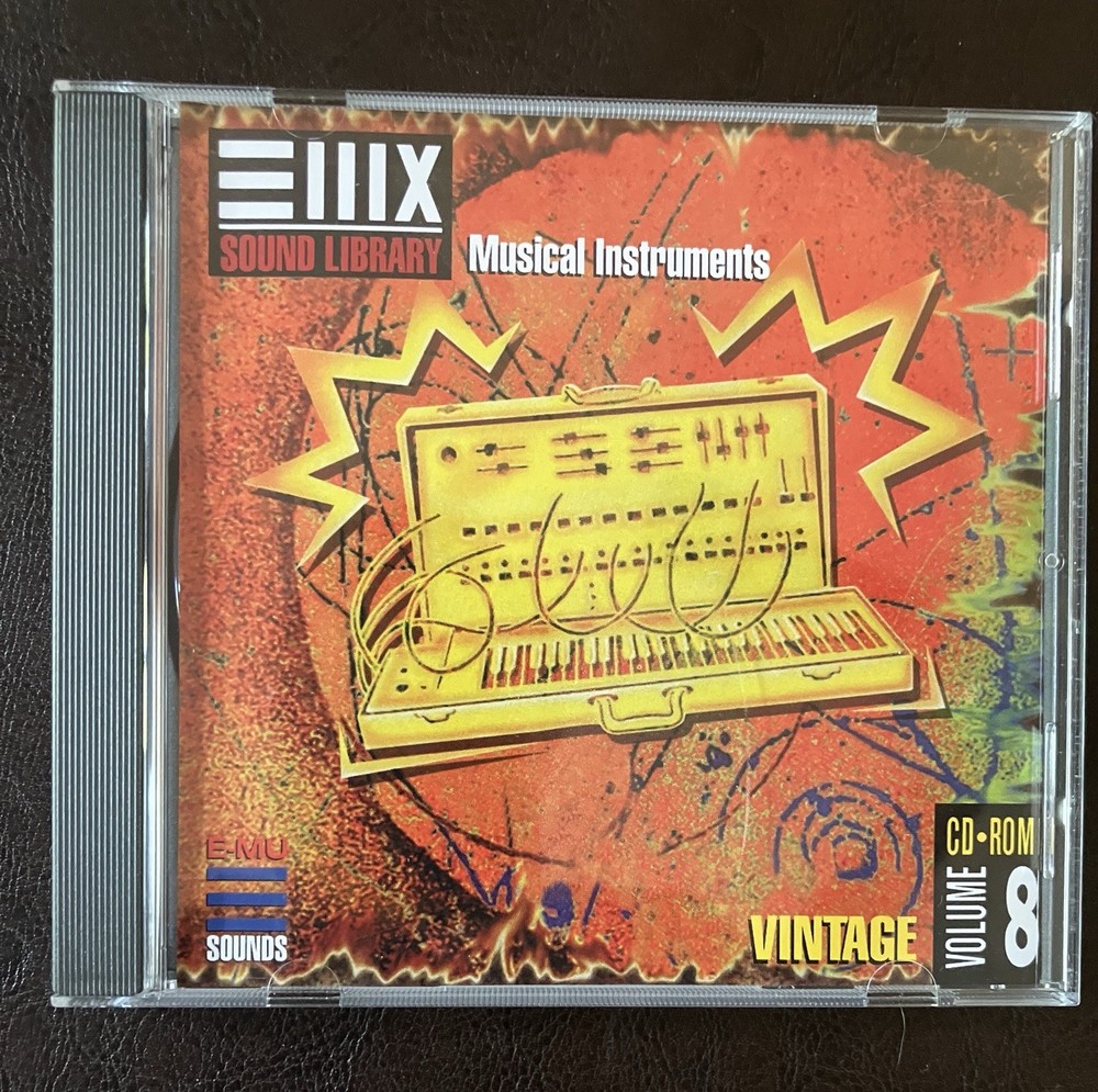 E-MU Systems Volume 8 Vintage Sound Library Sample Library Sampling CD-ROM