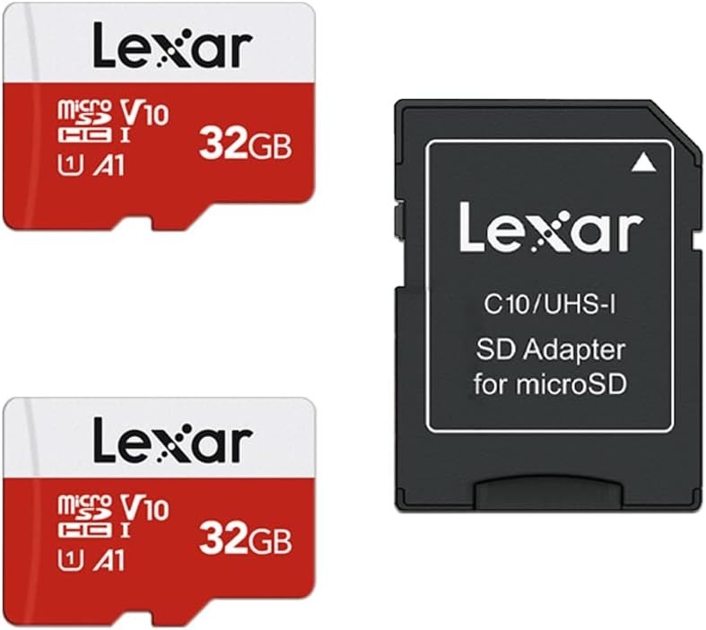 32GB Micro SD Card 2 Pack, microSDHC UHS-I Flash Memory Card with Adapter - U...