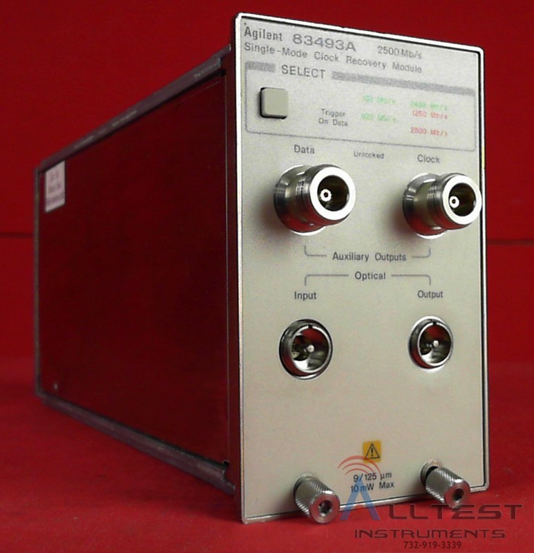 HP-Agilent 83493A Single-Mode Clock Recovery Module